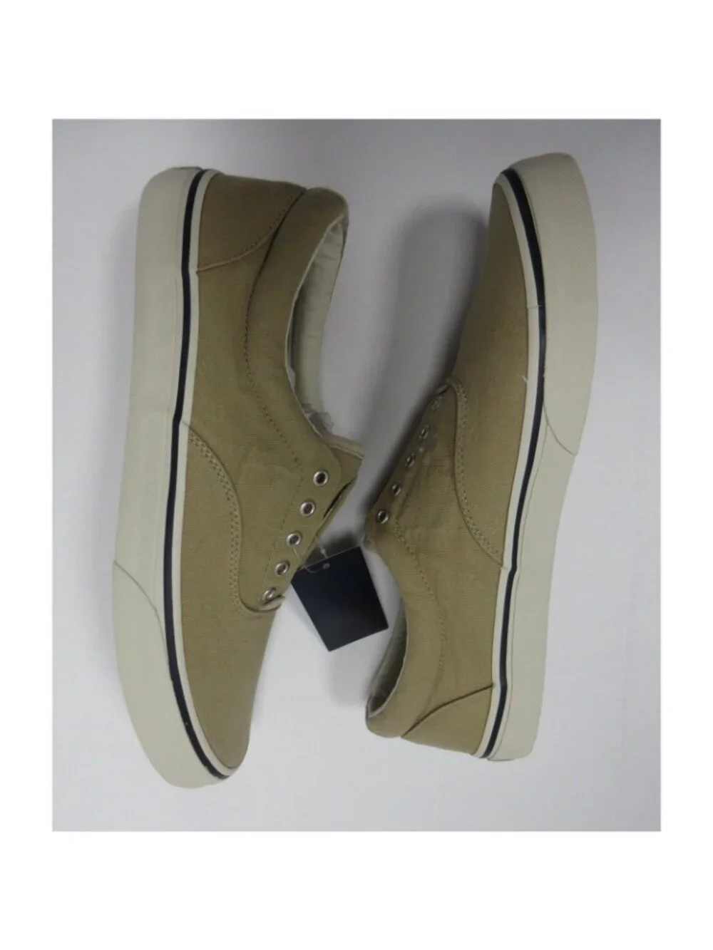 Polo Ralph Lauren Sneakers 11 D Thorton Washed Canvas Pony Low Top
